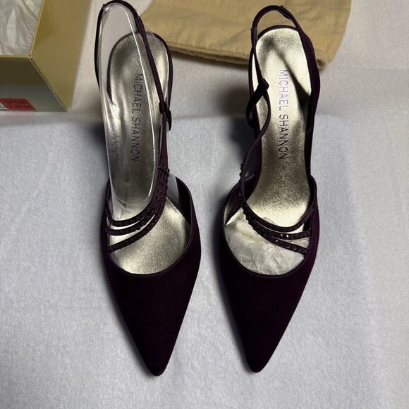 Michael Shannon Shoes - Michael Shannon Lana Purple High Heels Shoes Size 9 1/2 NEW IN BOX